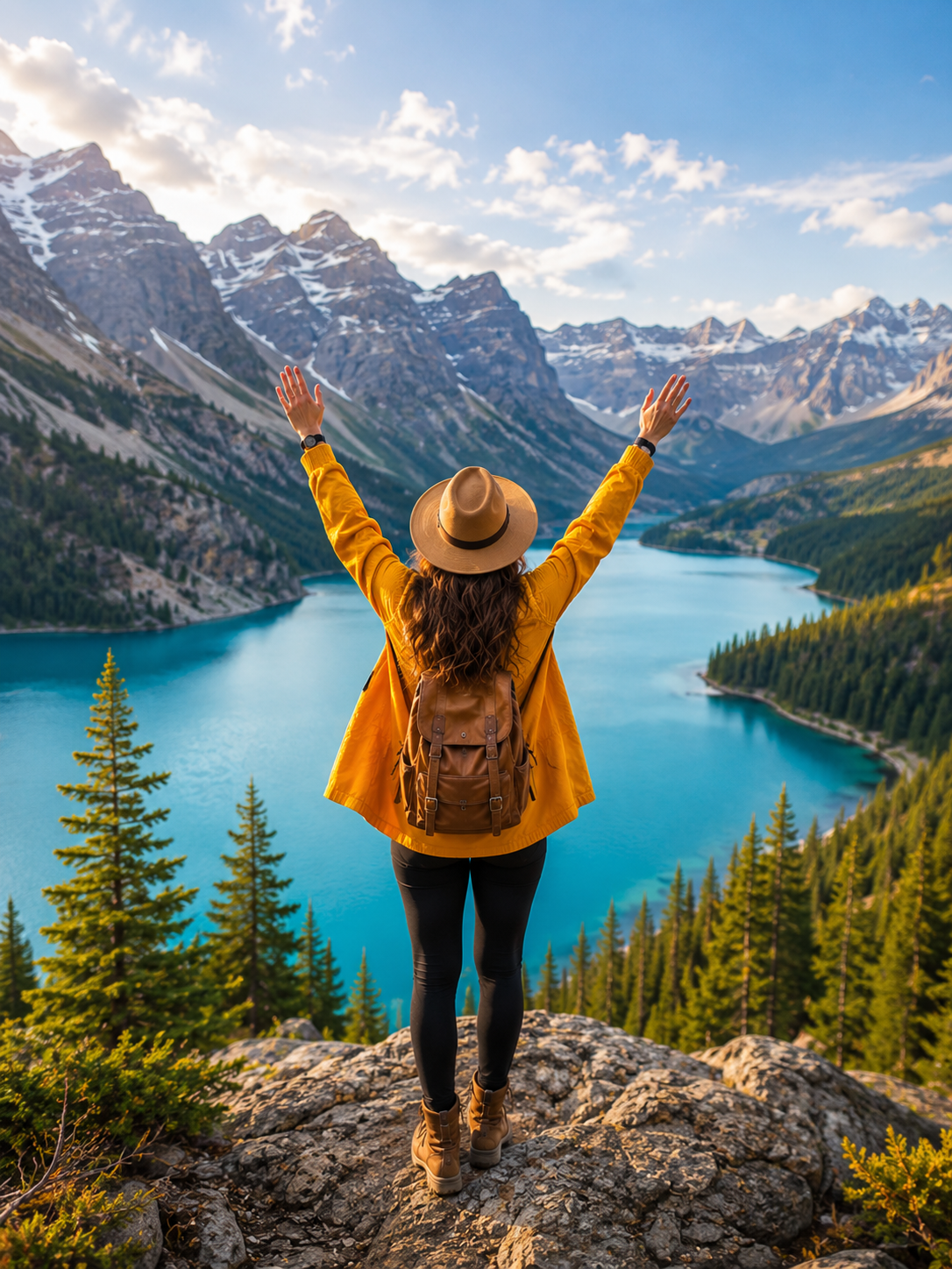 Happy travelers exploring breathtaking destinations with Go On Vacations